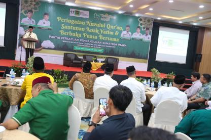  Hadiri Peringatan Nuzulul Quran PPP, Ijeck Ajak Jaga Suasana Kondusif di Sumut